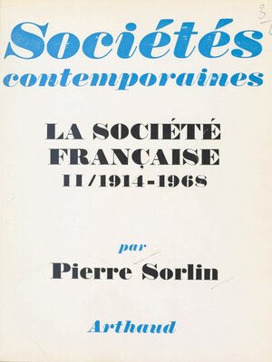 cover image of La société française (2)